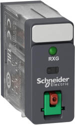 Schneider Electric Harmony Electromechanical Relays - RXG22B7 - RXG Interfész relé, 2CO, 5A, 24VAC, tesztgomb, LED (RXG22B7)