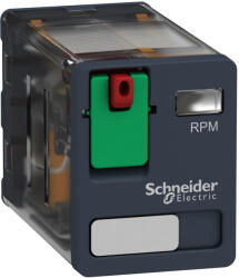 Schneider Electric Harmony Electromechanical Relays - RPM21P7 - RPM teljesítményrelé, 2CO, 15A, 230VAC, tesztgombbal (RPM21P7)