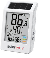 RainPoint BALDRTHERM B0707 napenergiával működő hő- és páratartalom-mérő (B0707)