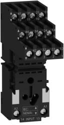 Schneider Electric Harmony Timer Relays - RXZE2S114M - foglalat, RXM4 relékhez, szeparált elrendezésű, csatlakozós (RXZE2S114M)