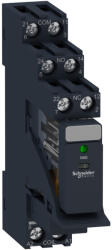 Schneider Electric Harmony Electromechanical Relays - RXG23BDPV - RXG Interfész relé foglalattal, 2CO, 5A, 24VDC, LED (RXG23BDPV)