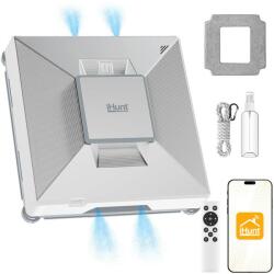 iHunt Robot curatare geamuri iHunt Window 7 Supreme 4X Spray, 72W, 2500 Pa, autonomie 40 de minute, rezervor apa60 ml, Alb