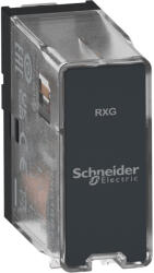 Schneider Electric Harmony Electromechanical Relays - RXG18P7 - Easy interface plug in relay, Electromechanical Relays, 10A, 1CO, basic, without LED, withoutout lockable test button, 230V AC (RXG18P7)