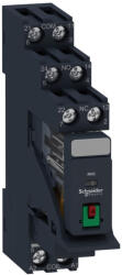 Schneider Electric Harmony Electromechanical Relays - RXG21B7PV - RXG Interfész relé foglalattal, 2CO, 5A, 24VAC, tesztgomb (RXG21B7PV)