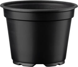  Virágcserép 12cm L 8° fekete (1140) 1208231 (120823800001)