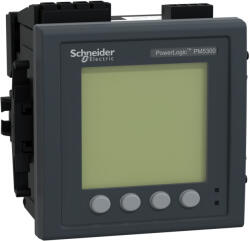 Schneider Electric PM5000 series - METSEPM5331 -PM5331 Teljesítménymérő, MID, RS 485 (Modbus), memória, 2DI / 2DO / 2 Relé kimenet, riasztások, 100-415 V AC (METSEPM5331)