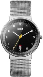 Braun Ceas analogic pentru barbati Braun BN0032BKSLMHG, cadran negru, bratara din otel milanez, 40mm (BN0032BKSLMHG) Ceas