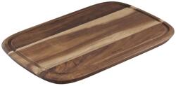Tefal Placa de taiat din lemn de acacia Jamie Oliver, 37, 4 x 25, 1 cm, cu saftrille (K26809) Tocator