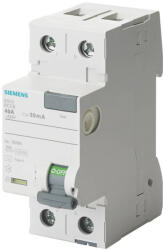 Siemens 5SV3312-3 FI-relé 25A 2P 30mA, F típus (5SV33123)