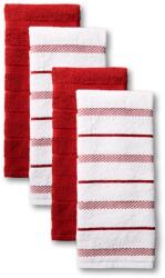 KitchenAid Set prosoape de bucatarie KitchenAid Albany, 4 bucati, rosualb, 40, 6 x 66 cm (ST009616TDKA 080) Prosop