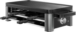 WMF Grill Raclette WMF Master 8 Persoane, 1500 W, Negru Mat, Cu Control Temperatura (415630041)