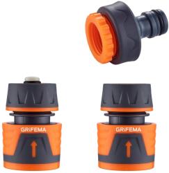 GRIFEMA Set Conectori pentru Stropire GRIFEMA, 12, cu Sistem de Oprire a Apei, Orange (GE1103) Pulverizator