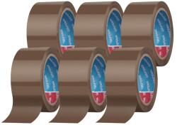 GRIFEMA Banda adeziva GRIFEMA GA4004-6, 6 role, 66m x 50mm, maro, silentioasa (GA4004-6)