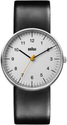 Braun Ceas analogic pentru barbati Braun BN0021BKG, 38mm, curea din piele neagra (BN0021BKG) Ceas