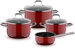 WMF Set de Oale WMF Fusiontec Essential Pro, 4 piese, Inductie, Culoare Rosie (521035290)
