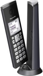 Panasonic Telefon fix Panasonic KX-TGK220GM, DECT, cu raspuns automat, design elegant, negru mat (KX-TGK220GM)