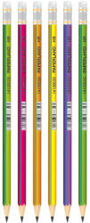PAPERLAND Creion HB Paperland PP-14100022, Neon (PP-14100022)