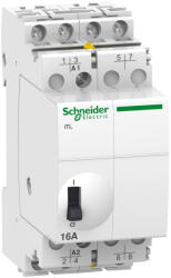 Schneider Electric Acti9 iTL - A9C30814 - 16A impulzusrelé, 2NO 1NO/NC 1N, 240VAC, 110VDC (A9C30814)