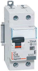 Legrand DX3 1P+N kombinált áram-védőkapcsoló C10 10000A / 10kA 30MA AC típus - 410978 (410978)