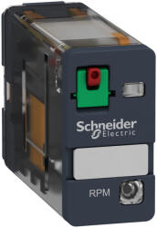 Schneider Electric Harmony Electromechanical Relays - RPM12P7 - RPM teljesítményrelé, 1CO, 15A, 230VAC, tesztgomb, LED (RPM12P7)