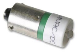 Siemens 3SB3901-1DA LED izzó, BA9s, zöld, 15mA, 24VAC/DC (3SB39011DA)