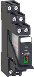 Schneider Electric Harmony Electromechanical Relays - RXG22P7PV - RXG Interfész relé foglalattal, 2CO, 5A, 230VAC, tesztgomb, LED (RXG22P7PV)