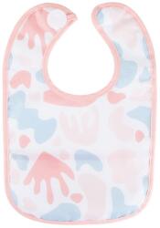 BabyJem Baveta impermeabilă pentru bebeluși BabyJem - Pink Puzzle (840) Bavata