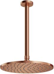 Omnires SlimLine cap de duș cu braț 25x25 cm rotund cupru WSSET1CPB (WSSET1CPB)