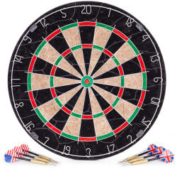 MULTISTORE Dartstábla, Multistore AP-301, átmérő: 46 cm, 6 db darts + komplett rögzítőkészlet (TF4979)