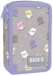 BackUP Penar cu rechizite BackUp 8 DW - Kawaii Cats, 2 fermoare (709449) Penar
