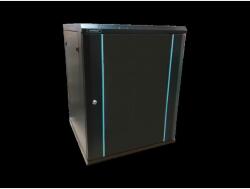 Dateup Rack 12U 600x450, dezasamblat, montare pe perete, usa din sticla, (MP.6412.9001)