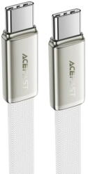 ACEFAST Cablu Date, Fast Charge, USB-C, 60W, Flat Design, 1.2m - Acefast (C24-03) - White (KF2362651) - vexio