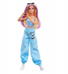 Mattel Barbie, Deluxe Style, set de moda, papusa cu efect de schimbare a culorii parului Papusa Barbie