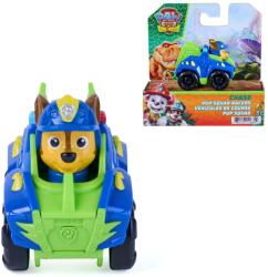 Spin Master Paw Patrol Paw Patrol si dinozaurii, Chase, mini-vehicul cu figurina Figurina
