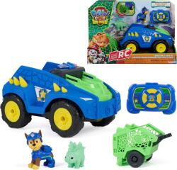 Spin Master Paw Patrol Paw Patrol si dinozaurii, Chase, vehicul cu figurina, telecomandat Figurina