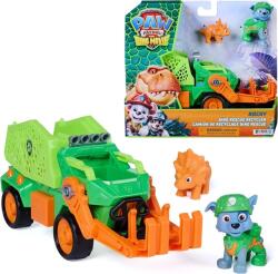 Spin Master Paw Patrol Paw Patrol si dinozaurii, Rocky, vehicul cu figurina Figurina