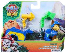 Spin Master Paw Patrol Paw Patrol si dinozaurii, Chase, figurina cu remorca Figurina
