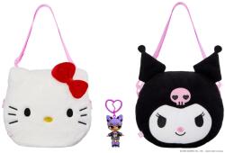 MGA Entertainment Surprise, Loves Hello Kitty & Friends, geanta mare de plus cu o mini-papusa pe breloc, 1 buc Papusa