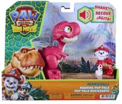 Spin Master Paw Patrol Paw Patrol si dinozaurii, Dinozaur cu catelus, set de figurine, Marshall Figurina