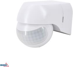 BEMKO Senzor de mișcare 230V IP44 180° 12 m alb Bemko BM-B50-SES12WH-A (B50-SES12WH-A)