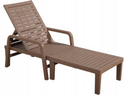 Garden Line Scaun de grădină tip leżadło 192X66X33CM, Culoare: Marron deschis*6416 (CH-ZUM6416)