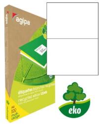 agipa Etichete universale reciclate 210x148.8mm Agipa A4 100 coli