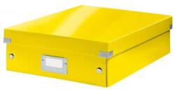 Leitz Cutie organizatoare medie Click & Store galbenă