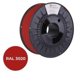Compatible Snur de imprimare (filament) C-TECH PREMIUM LINE, PLA, roșu trafic, RAL3020, 1, 75 mm, 1 kg 3DF-P-PLA1.75-3020