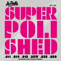 La Bella SP1150 Super Polished Blues Light 11-50 Elektromos gitárhúrok (SP1150)