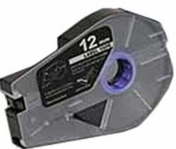 Compatibil Bandă autoadezivă compatibilă pentru Canon M-1 Std/M-1 Pro, 12mm x 30m, în casetă, argintie (PT1112S)