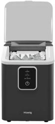 H.Koenig KUB 12 jégkockakészítő gép, 12 kg/24h, kompresszoros technológia, 1 literes víztartály kapacitás, 7-9 perces gyártási ciklus, 2 jégkocka méret opció, átlátszó fedél, kivehető jégkoc