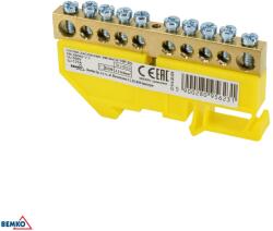 Schelinger sorkapocs DIN sínre 35 mm 125A 500V 10× 6 mm 1 modul BM-A18-TBI-8X12-10P-ZO (BM-A18-TBI-8X12-10P-ZO)