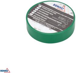 BEMKO szigetelőszalag 15 mm x 10 m zöld BM-E30-PVC1510GR (BM-E30-PVC1510GR)