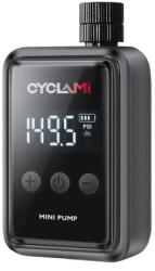 Cyclami HW-125 elektromos minipumpa, nyomásmérős, akkumulátoros, 10 bar, minden szeleptípushoz, 152g, fekete